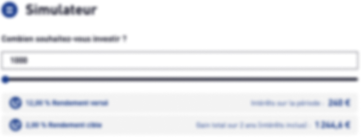 Image floutée du simulateur